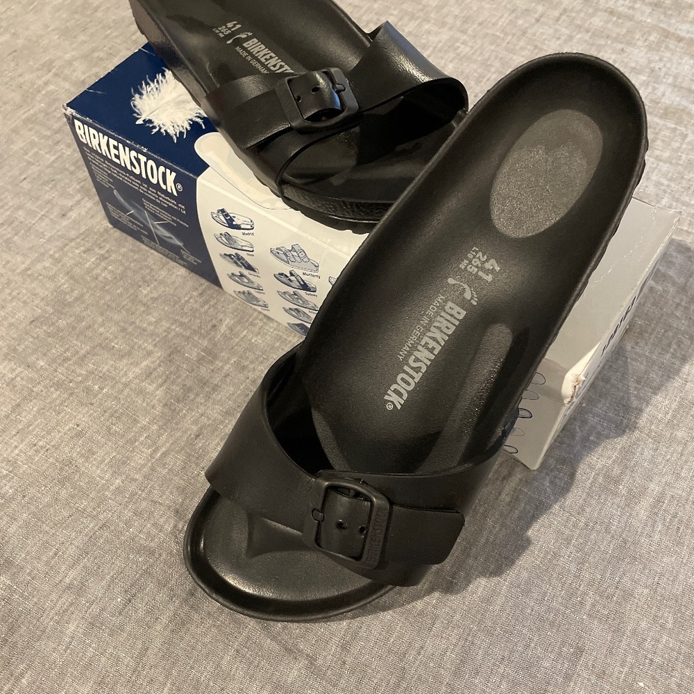 Birkenstock Madrid Size 41 Ladies 10 Black